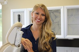 Dr. Laura Yura is the director of the center for dental innovation.