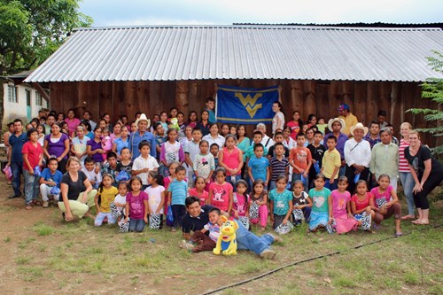 Marcie Kanosky (far right) enjoyed numerous mission trips while in dental school