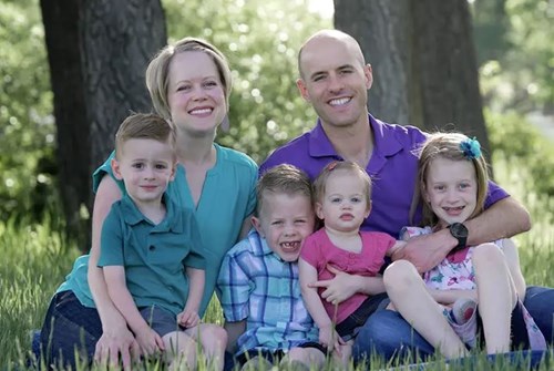 Dr. Robert Berry, wife and children